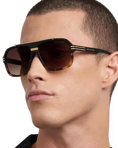 MARC JACOBS RECTANGLE SUNGLASSES, 60MM