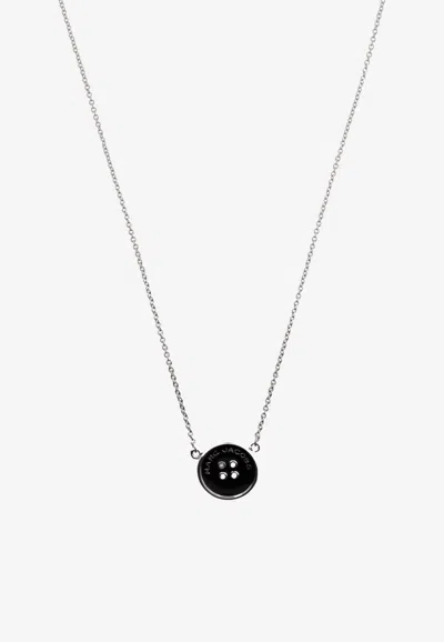 MARC JACOBS THE BUTTON PENDANT NECKLACE