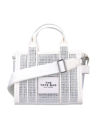 MARC JACOBS MARC JACOBS THE CRYSTAL CANVAS SMALL TOTE BAG