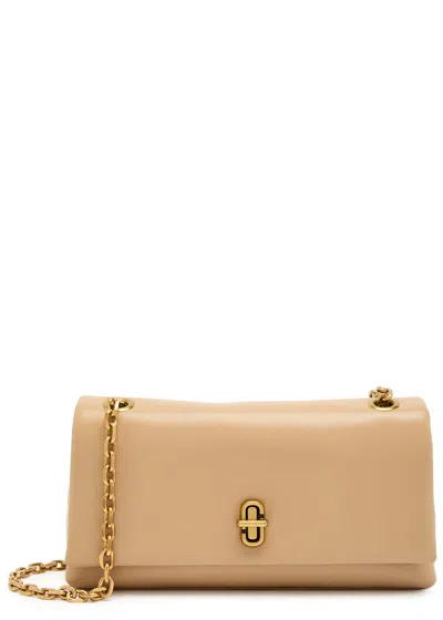 MARC JACOBS MARC JACOBS THE DUAL CHAIN MINI LEATHER SHOULDER BAG