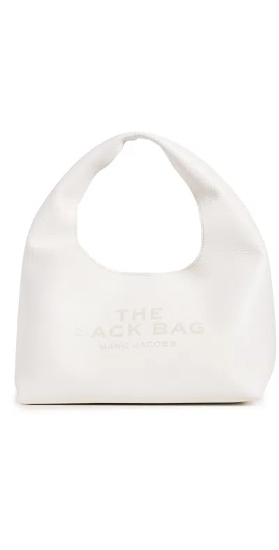 MARC JACOBS THE SACK SHOULDER BAG WHITE