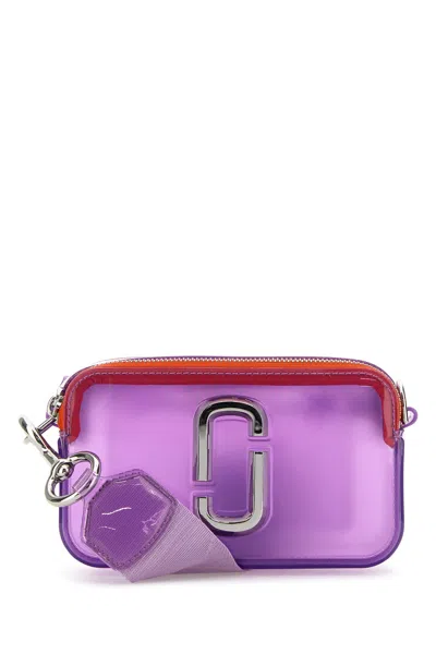 MARC JACOBS MARC JACOBS LILAC PVC THE SNAPSHOT CROSSBODY BAG