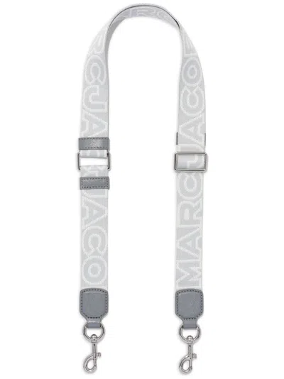 MARC JACOBS THE THIN OUTLINE LOGO WEBBING STRAP