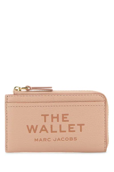 MARC JACOBS MARC JACOBS PINK LEATHER WALLET