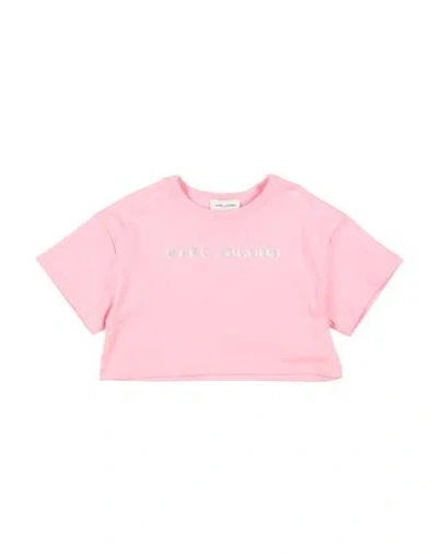 MARC JACOBS MARC JACOBS TODDLER GIRL T-SHIRT PINK SIZE 5 COTTON