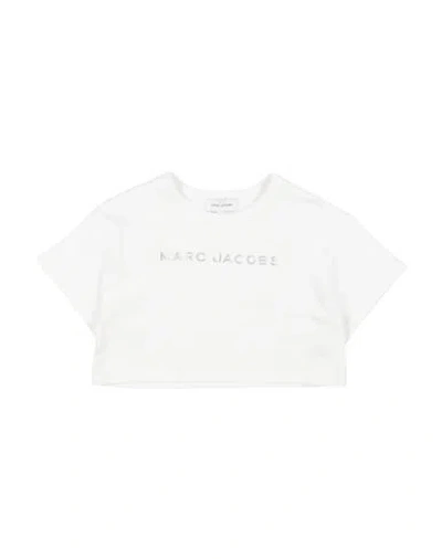 MARC JACOBS MARC JACOBS TODDLER GIRL T-SHIRT WHITE SIZE 5 COTTON