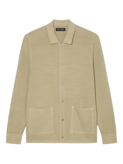 MARC O'POLO RIBBED BUTTON-UP CARDIGAN