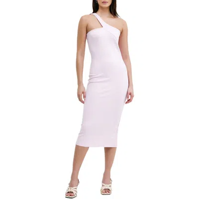 MARCELLA MARCELLA CAMERON ONE-SHOULDER PONTE MIDI DRESS
