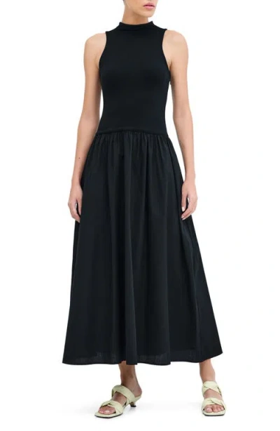 MARCELLA MARCELLA MONTROSE MIXED MEDIA MAXI DRESS