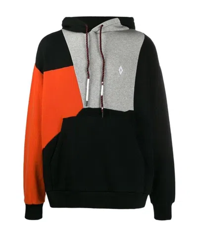 MARCELO BURLON COUNTY OF MILAN COLOR LACE-UP HOODED SWEATER