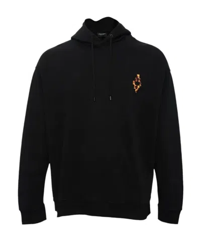 MARCELO BURLON COUNTY OF MILAN HOODED DRAWSTRING SWEATER