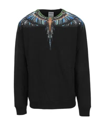 MARCELO BURLON COUNTY OF MILAN LOGO PRINTED SWEATER