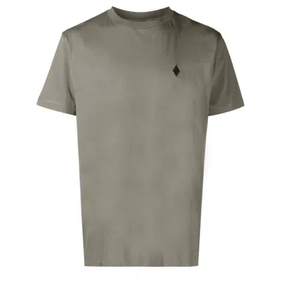 MARCELO BURLON COUNTY OF MILAN MARCELO BURLON EMBROIDERED-LOGO DETAIL T-SHIRT