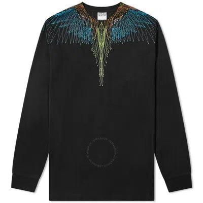 MARCELO BURLON COUNTY OF MILAN MARCELO BURLON LONG SLEEVE BEZIER WINGS BASIC T-SHIRT