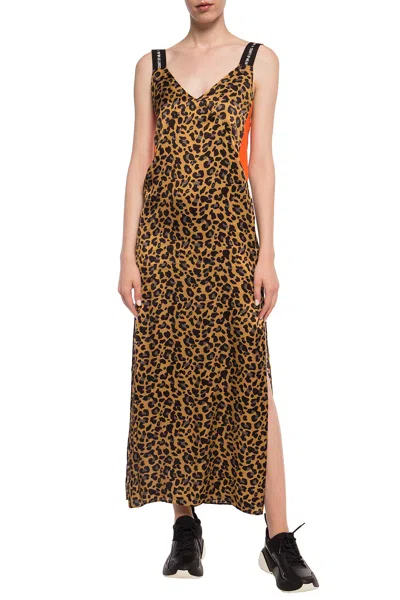 MARCELO BURLON COUNTY OF MILAN MARCELO BURLON PATTERNED SLIP DRESS