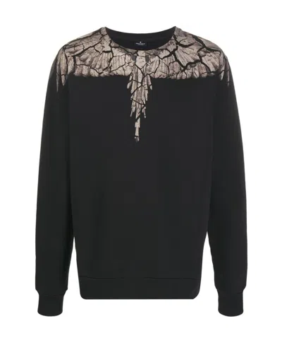 MARCELO BURLON COUNTY OF MILAN WING PRINTED SWEATER