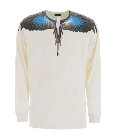 MARCELO BURLON COUNTY OF MILAN WINGS PRINTED T-SHIRT