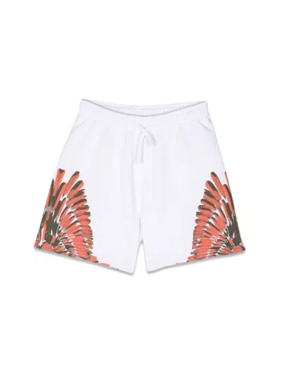 MARCELO BURLON COUNTY OF MILAN WINGS SWEATSHORTS