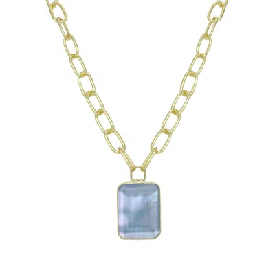 MARCIA MORAN WOMEN'S GOLD / BLUE BELMIRA NECKLACE IN TANZANITE