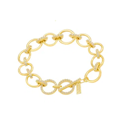 MARCIA MORAN WOMEN'S GOLD ELECTRA BRACELET