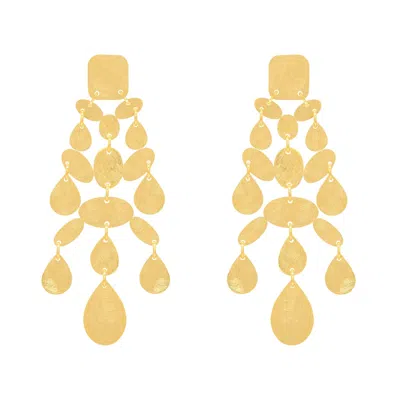 MARCIA MORAN WOMEN'S GOLD LUCRETA EARRINGS