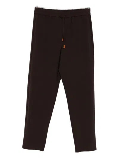 MARELLA DRAWSTRING-WAIST TROUSERS