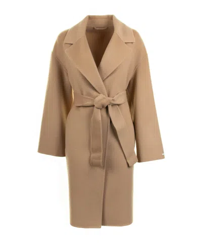 MARELLA MARELLA MARNA BELTED LONG-SLEEVED COAT