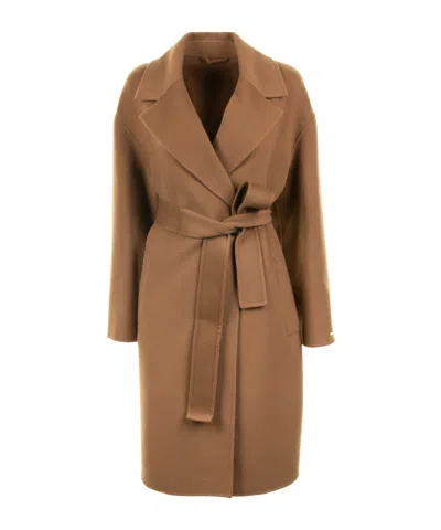 MARELLA MARELLA MARNA BELTED LONG-SLEEVED COAT
