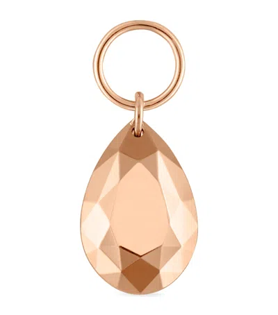 MARIA TASH FACETED PEAR SINGLE CHARM