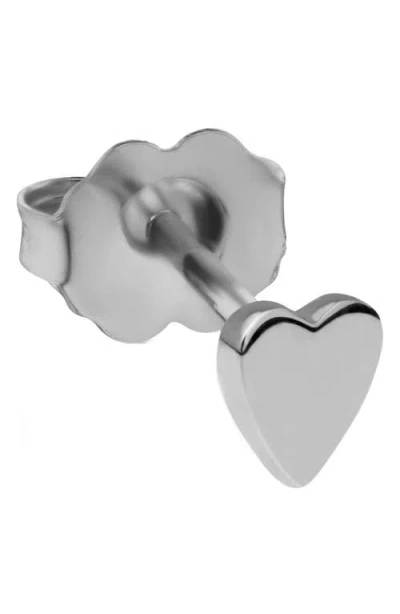 MARIA TASH MARIA TASH HEART SINGLE STUD EARRING