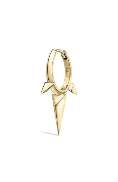 MARIA TASH MARIA TASH TRIPLE SPIKE SINGLE HOOP EARRING