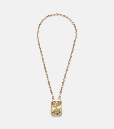 MARIE LICHTENBERG THINKING OF YOU 18KT GOLD PENDANT NECKLACE WITH DIAMONDS