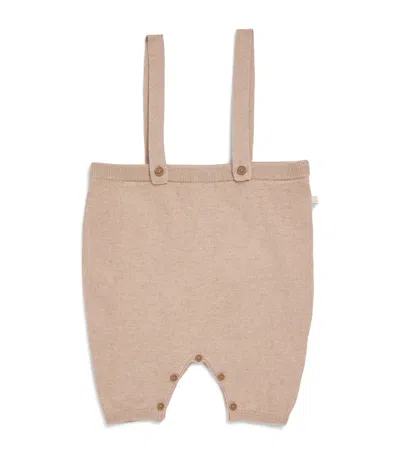 MARIE-CHANTAL COTTON-CASHMERE SUSPENDER TROUSERS