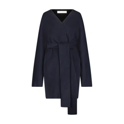 MARINA MOSCONE MARINA MOSCONE DOUBLE FACED WOOL COCOON COAT