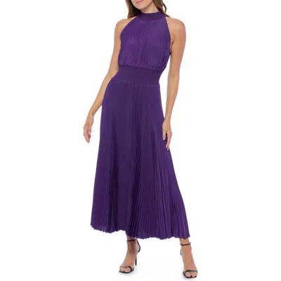 MARINA MARINA PLEATED MIDI DRESS