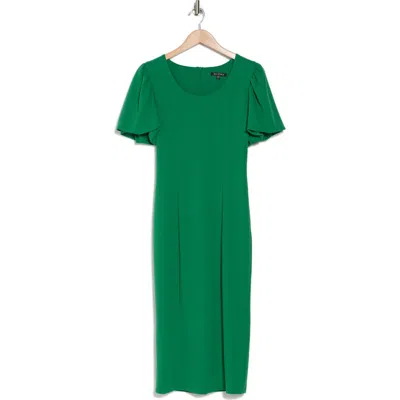 MARINA MARINA PUFF SLEEVE SCUBA DRESS