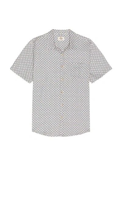 MARINE LAYER CLASSIC STRETCH SELVAGE SHORT SLEEVE SHIRT