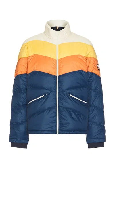 MARINE LAYER COLORBLOCK PUFFER JACKET