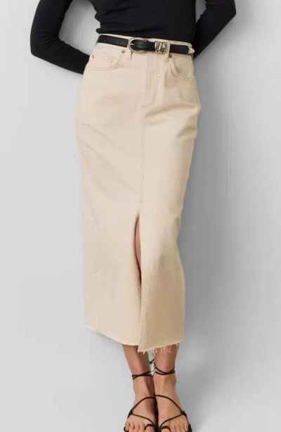 MARINE LAYER MARINE LAYER FAWN DENIM MIDI SKIRT