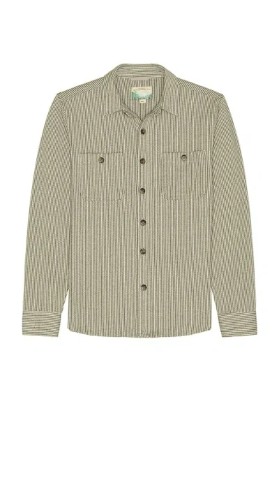 MARINE LAYER PACIFICA STRETCH TWILL SHIRT