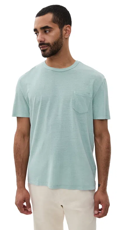 MARINE LAYER RELAXED HEMP COTTON TEE SURF SPRAY