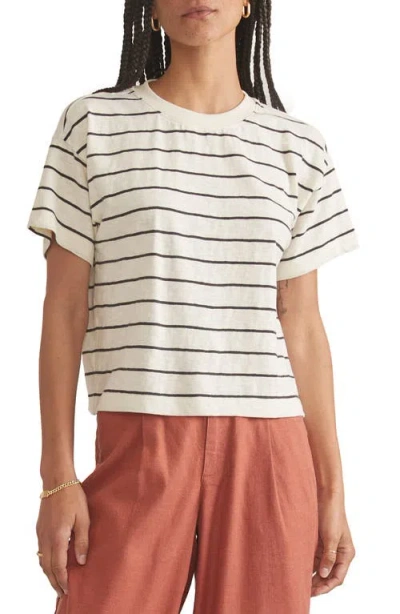 MARINE LAYER MARINE LAYER SLUB COTTON CROP T-SHIRT