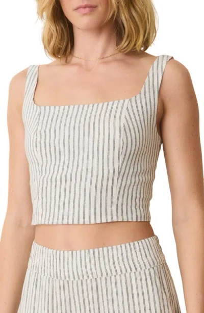 MARINE LAYER MARINE LAYER ZOE STRIPE HEMP BLEND CAMISOLE