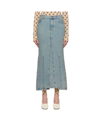 MARINE SERRE BELT LOOP SKIRT