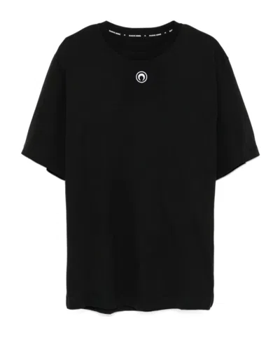 MARINE SERRE MARINE SERRE MOON EMBROIDERED CREWNECK T-SHIRT