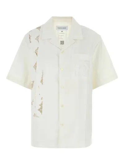 MARINE SERRE POPLIN SHIRT