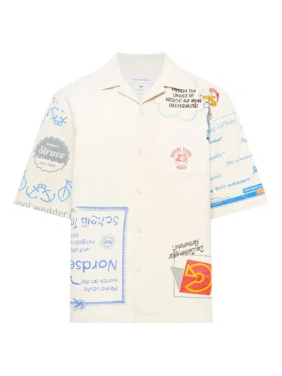 MARINE SERRE REGENERATED TOTE BAGS SHIRT