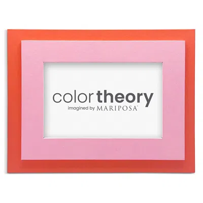 MARIPOSA TIERED TANGERINE AND PINK FRAME, 4 X 6