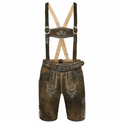 MARJO TRACHTEN KURZE LEDERHOSE MICHAEL IN DUNKELBRAUN VON MARJO TRACHTEN