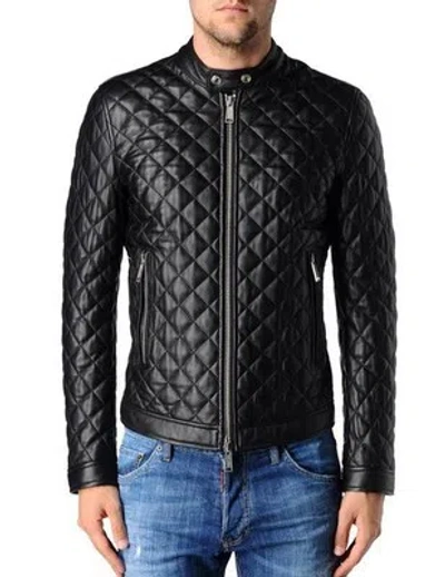 MARKENLOS - UNSERER PRODUKTION - HAND GEMACHT - IT DE HERREN LEDERJACKE BIKER MEN'S LEATHER JACKET COAT HOMME VESTE EN CUIR R5